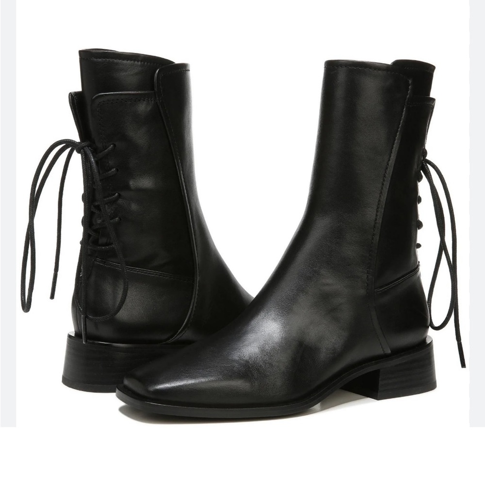 Sam Edelman mid lace up booties